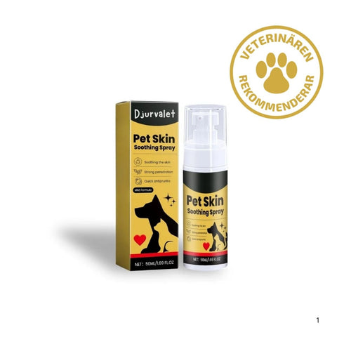 Djurvalet - Lindrande hudspray för pälsdjur